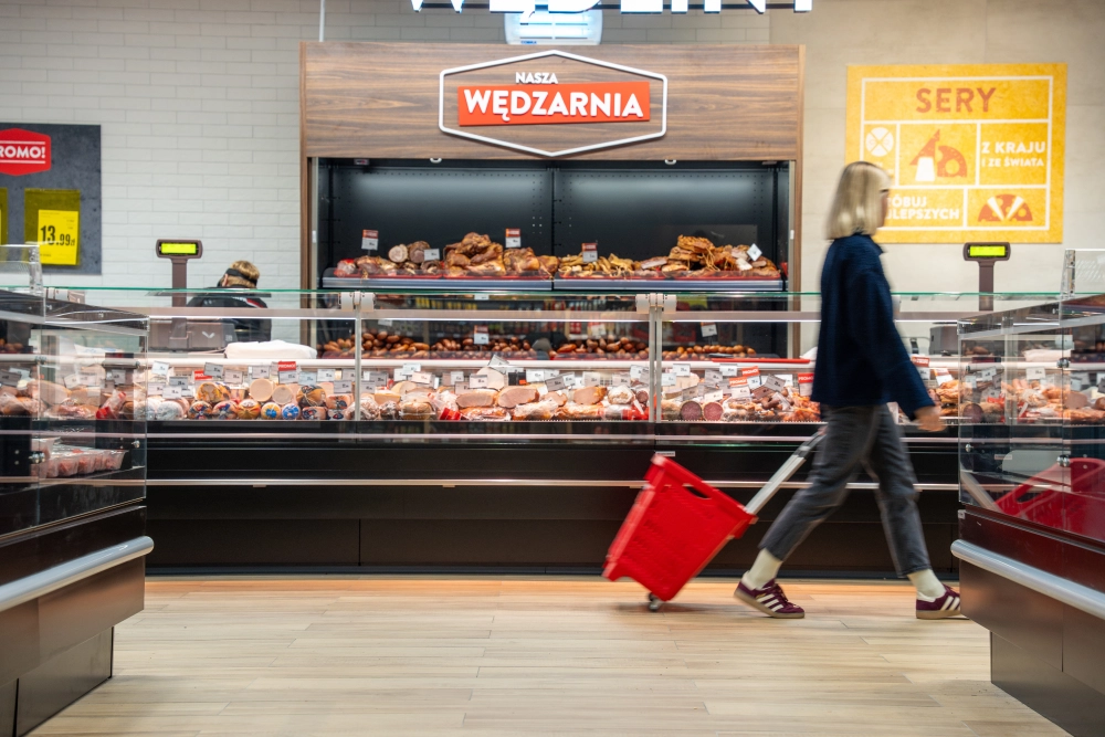 Primjena rashladnih vitrina ES SYSTEM K u trgovini Intermarché u Zawiercieu