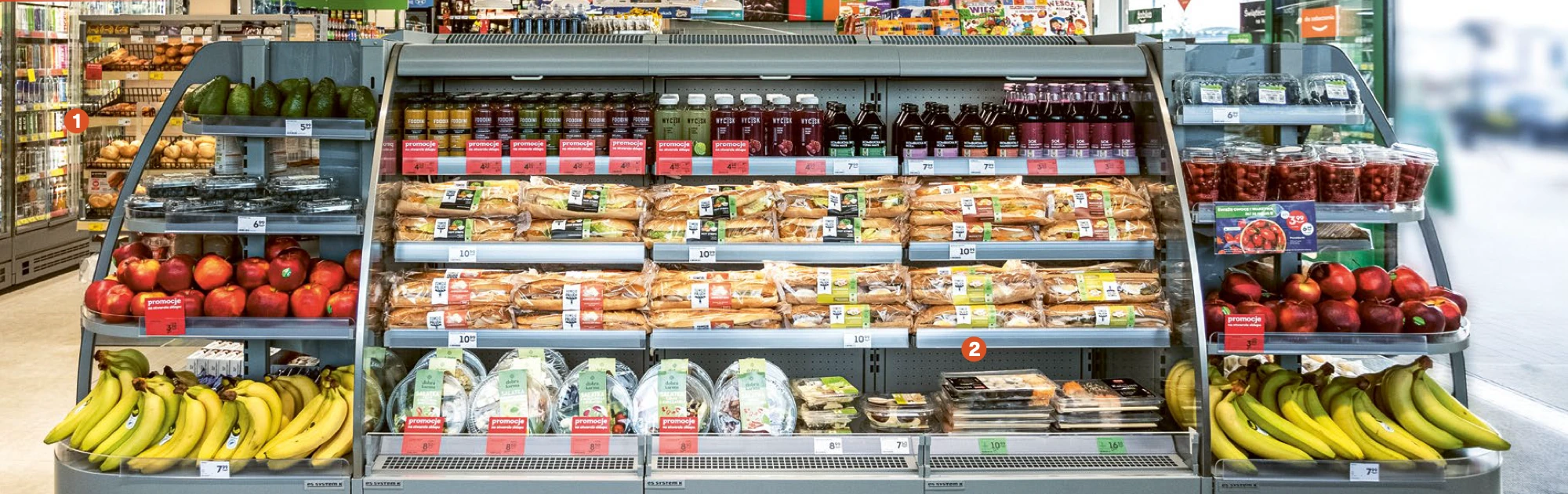 Rashladni otok za impulsnu prodaju iz kataloga ES SYSTEM K
